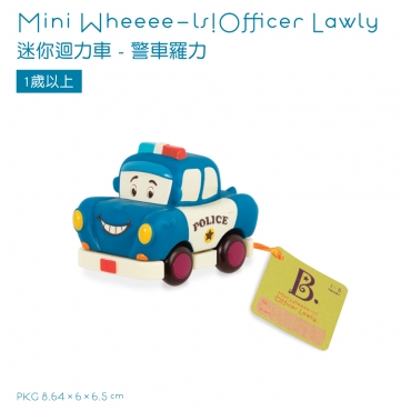 迷你迴力車-警車羅力